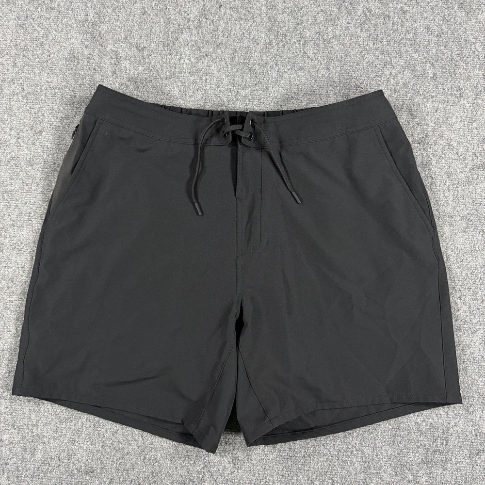 Ten Thousand Foundation Shorts Mens XL Black Drawstring Lined Active Beach
